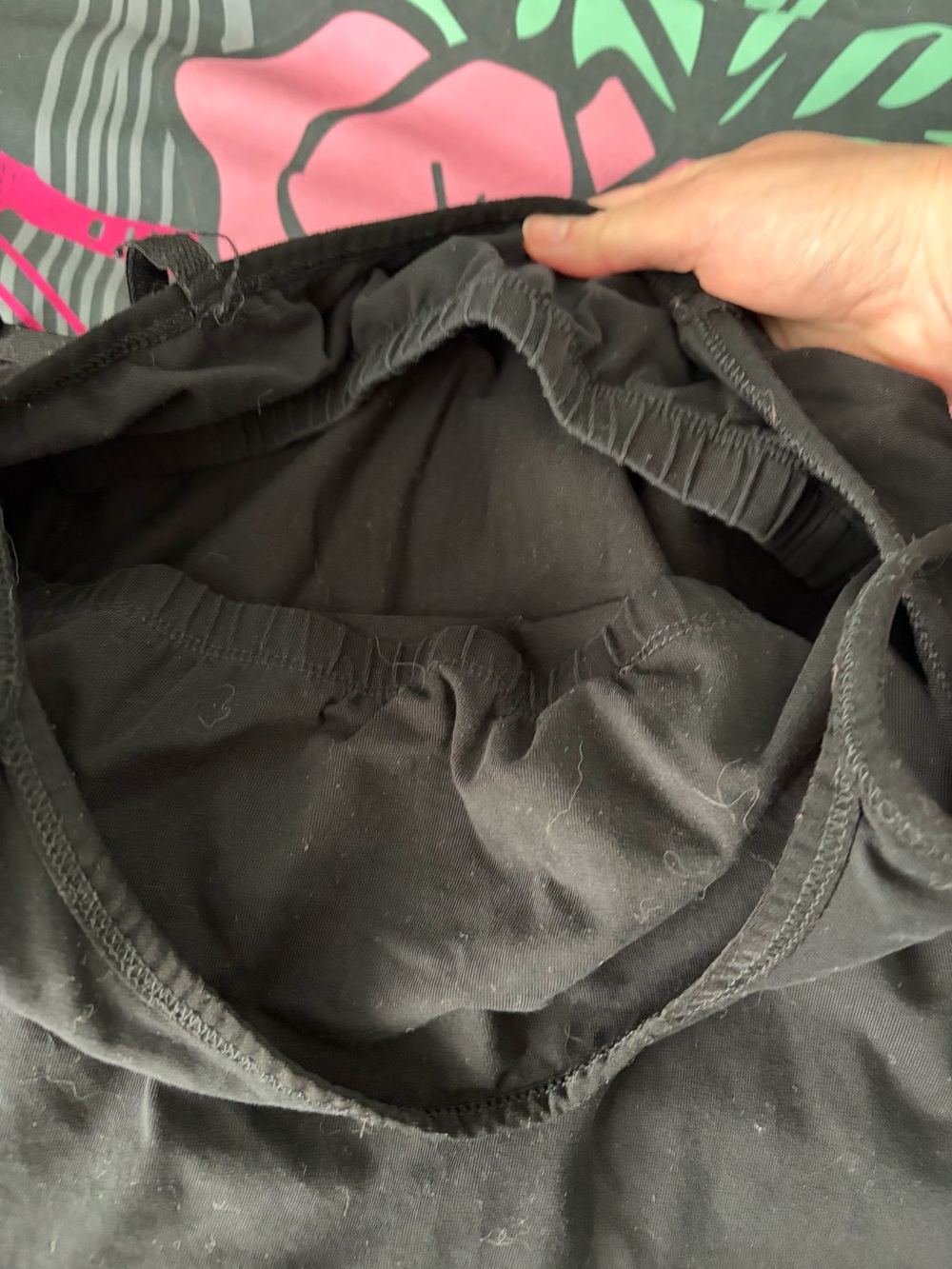 Pact Organic black camisole S small tank top - Picture 6 of 6